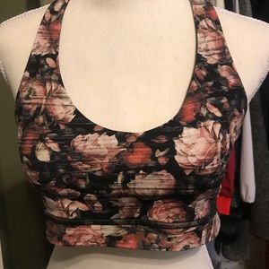 Lululemon floral sports bra size 10